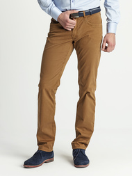 Camelowe spodnie męskie